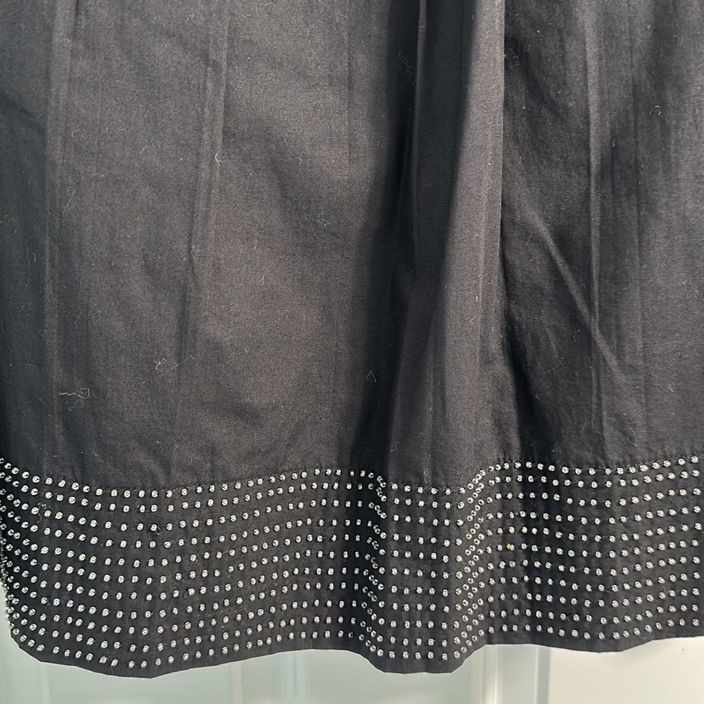 Talbots - Embellished Skirt - Pleated - Size 10 - Black - Clear beads - - Picture 13 of 15